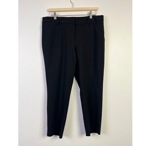 White House Black Market Officecore Black Slim Ankle Pants Women's‎ Size 14R